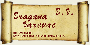 Dragana Varevac vizit kartica